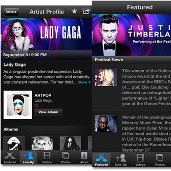 App Store выпустил приложение для «iTunes Festival»