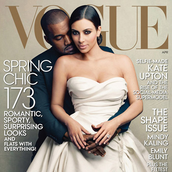 Ким Кардашьян гордится своим появлением на обложке Vogue
