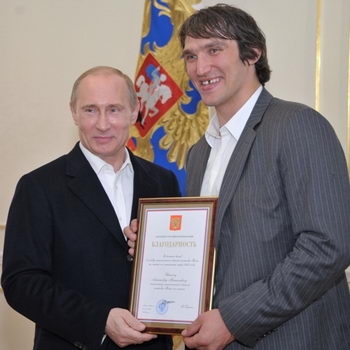 Александр Овечкин оценил Владимира Путина