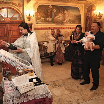 Сестры Зайцевы крестили внука