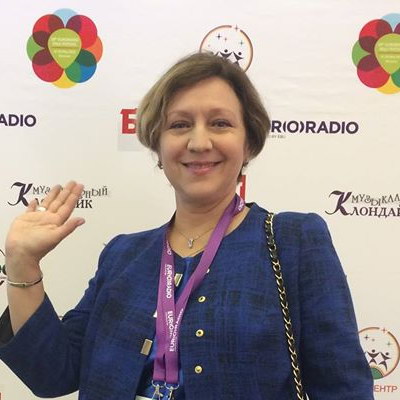 Директор РГМЦ Ирина Герасимова отмечает юбилей