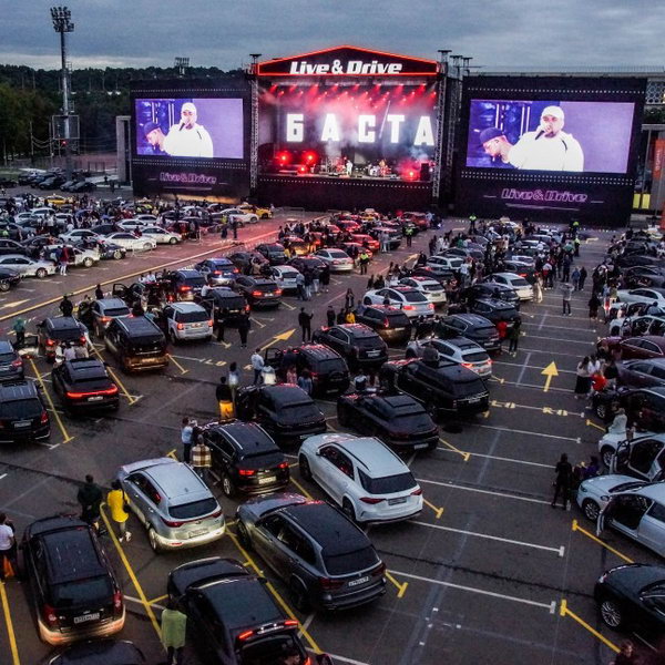 Выступление Басты на Live & Drive подтвердило жизнеспособность drive-in концертов
