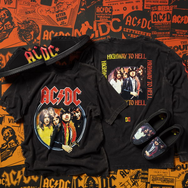 AC/DC выпустили одежду и обувь по мотивам своих легендарных альбомов
